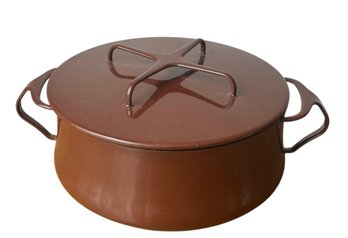 Vintage MCM Dansk Kobenstyle Enamel On Steel  2 1/2 Qt Dutch Oven