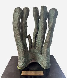 Bronze Sculpture By Susan Curry Adams 'The Family, I Ching Series'