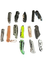 Large Bundle Of Tactical Pocket Knives