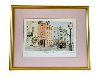Petite 'Rainbow Row' Framed Print