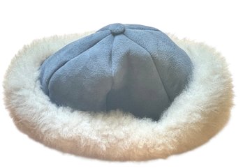 Vintage Sheepskin Domed Hat