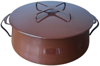 Vintage MCM Dansk Kobenstyle Enamel On Steel 7 Qt Dutch Oven