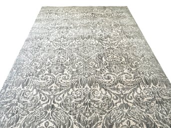 Karastan 'Euphoria' Patterned Rug In Willow Gray  8 FT X 11 FT