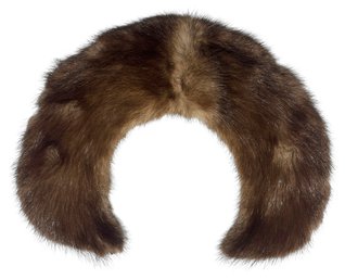 Vintage Snap On Mink Collar For A Sweater