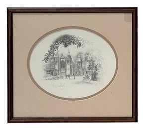 Signed English Print By William Geldert