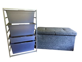 Elfa  Drawers & Storage Bench