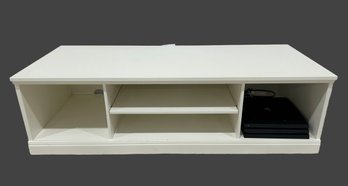 Wood White Low Console/Bench