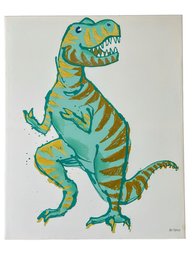 Dinosaur Wall Art On Canvas