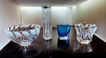 Honour Crystal Bowl, Vase & More ( LOC: S1)