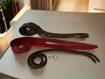 Three Elsa Peretti  Leather Belts Designed  For Tiffany And Company