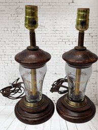 Coca Cola 'Salutes The 1976 Olympic Games' Table Lamps