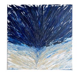 Original Painting In Blue Hues