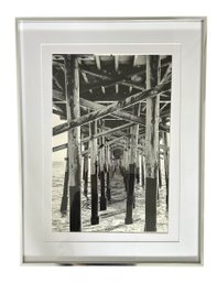Under The Boardwalk Framed Print
