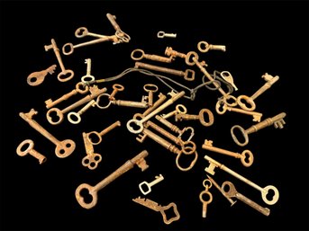 Group Of Vintage Keys