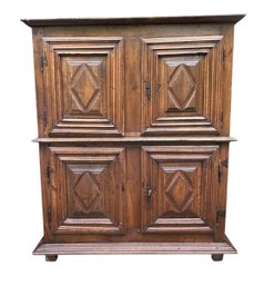 18th Century Large Walnut Cabinet