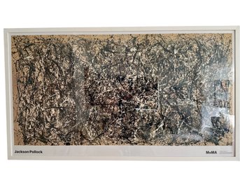 Framed Poster From Jackson Pollack MOMA Exhibition