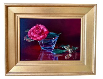 Original Oil Painting (Mark H. Brown, American) - Rose