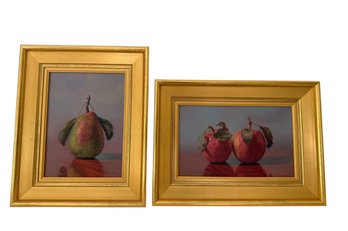 Two Original Oil Paintings  (Mark H. Brown, American)