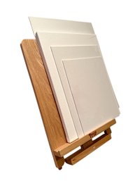 Mini Travel Easel By Trio And Assorted Canvases