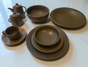 49 PIECES  /  Olive Stoneware Group