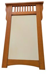 Mission Style Cherry Wood Mirror 36' X 20'