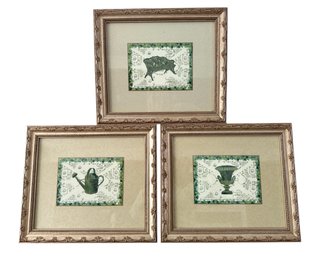 Trio Of Garden Prints