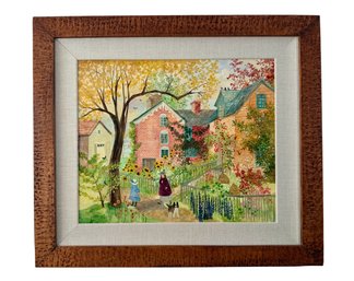 Framed Painting 'The Old Homestead', Jeanne Davies (American B. 1936) - Original Price $3,710