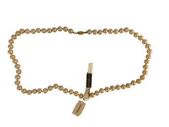 Vintage Menorca Pearls With 14K Gold Clasp