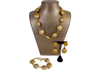 Jill Fagin Signed Wired Wrapped Jewelry Suite