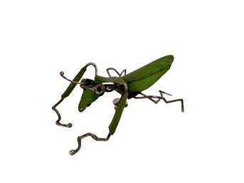 Magnifica Mantis Sculptural Brooch By Artist Reg Logan