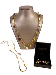 Joan Rivers Jewelry Including Melissa's Doll House 21 Charm Necklace