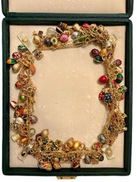 Incredible Joan Rivers Necklace With About 100 Charms