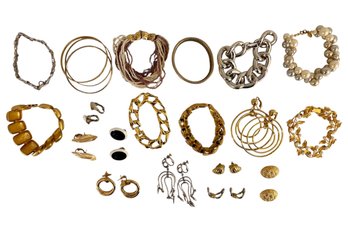 Napier Costume Jewelry Earring And Bracelet Collection