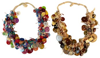 Vintage Button Necklaces