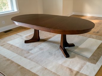 Stickley Furniture Round Extending Dining Table