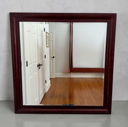 Wood Framed Wall Mirror