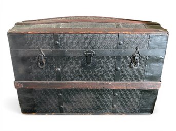 Late 19th Century Dome Top Steamer Trunk