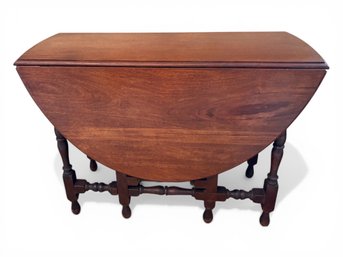 Vintage Gateleg Drop Leaf Mahogany Table