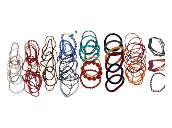 Beaded Bracelet Collection Includes Over 65 Pieces
