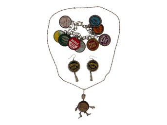 Bottle Cap Jewelry Collection