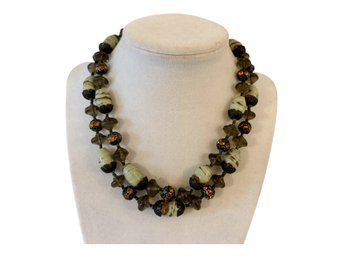 Artisan Made Double Strand Necklace