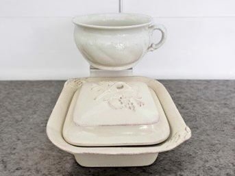 Soup Tureen & Covered Dish