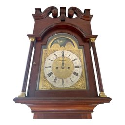 Antique English Tall Case Grandfather Clock  1900-1910