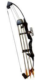 Fred Bear Compound Archery Bow And Arrows