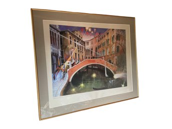 Signed 1988 Claire Khalil Miracolo A Rio S. Toma Framed Print