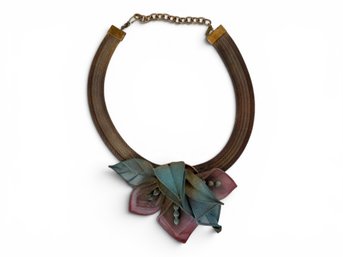 Artisan Statement Necklace By Designer Sarah Cavender Metalworks