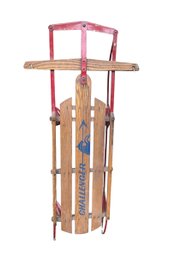 Vintage Challenger Wood Sled