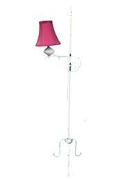 Vintage Wrought Iron Primitive Lamp