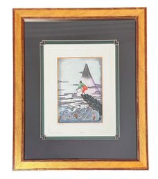 Dan Mitra Chinese Fisherman Limited Edition Artwork On Paper