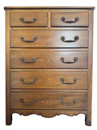 Henredon Solid Wood Tallboy Chest Of Drawers